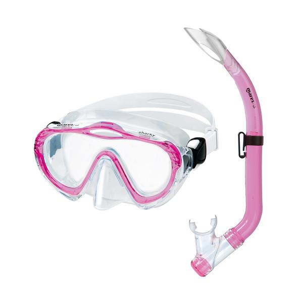 Mares Sharky 4-7 år junior maske/snorkelsæt pink