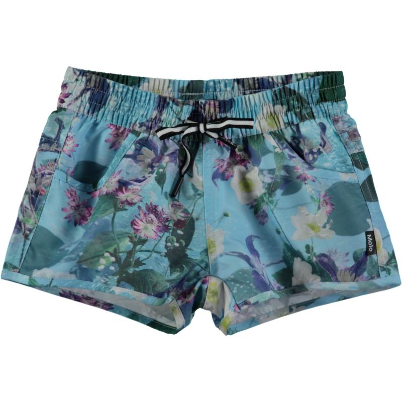 Molo Nalika UV shorts Aquar Flowers