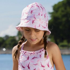 Petit Crabe UV hat - girl dolphin