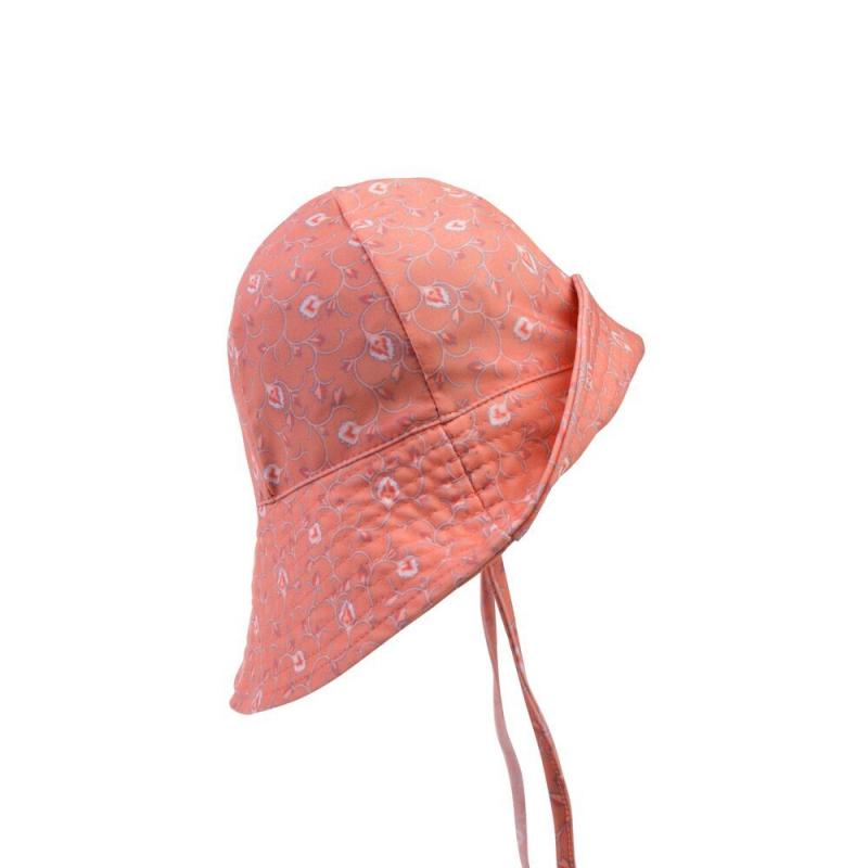 Petit Crabe UV hat - floral peach