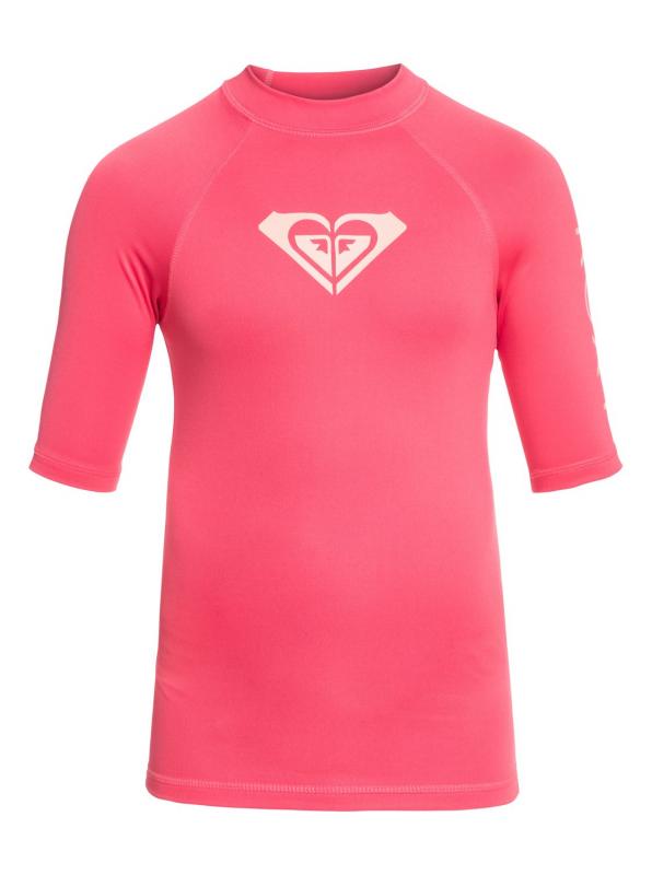 Roxy Whole Hearted - UPF 50+ Short Sleeve Rash Vest Rouge Red