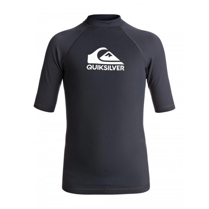 Quiksilver UPF 50+ badetrøje - All Time - Short Sleeve Rash Vest black