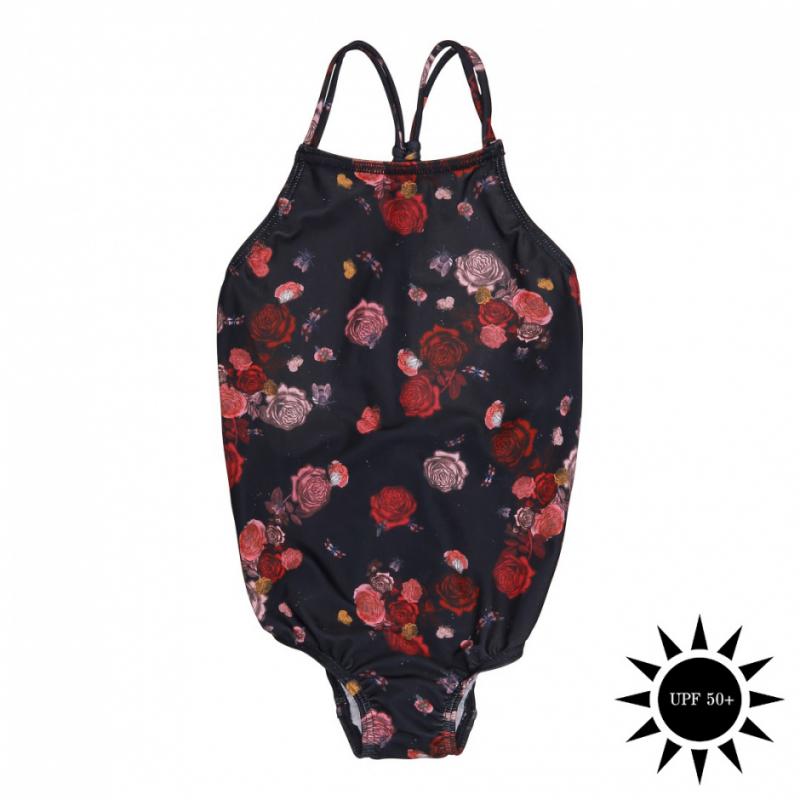 Soft Gallery alvy swimsuit bloom india ink UPF 50+