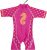 Zunblock sunsuit pink seahorse UPF 50+